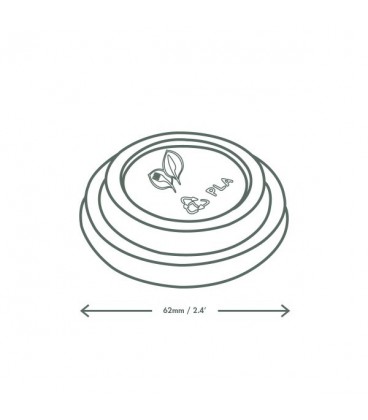 COUVERCLE CPLA POUR GOBELET 120 ml COMPOSTABLE