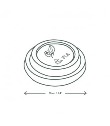 COUVERCLE CPLA POUR GOBELET 120 ml COMPOSTABLE