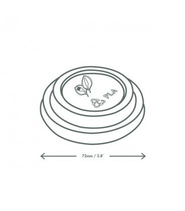 COUVERCLE CPLA POUR GOBELET 175 ml COMPOSTABLE