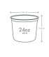 POTS ROND DELI PLA 720 ml COMPOSTABLE