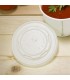 COUVERCLE ROND CPLA PLAT COMPOSTABLE - vaisselle jetable biodégradable pour les professionnels