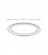 ASSIETTE RONDE BLANCHE EN RESIDUS DE BAGASSE 17 CM