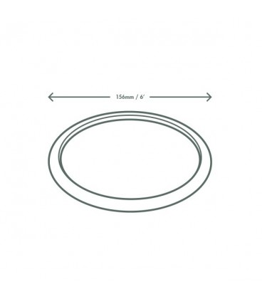 ASSIETTE RONDE EN BAGASSE 15 CM - 1000 ASSIETTES