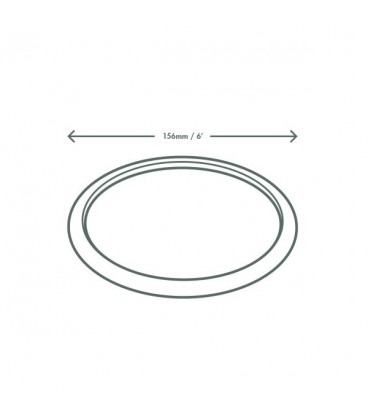 ASSIETTE RONDE EN BAGASSE 15 CM - 1000 ASSIETTES