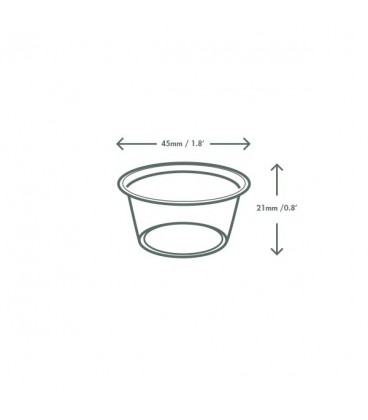 PETIT POT TRANSPARENT 15 ML UTILISATION A FROID - 5000 PETITS POTS