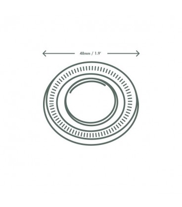 COUVERCLE TRANSPARENT POUR PETIT POT DE 15 A 30 ML UTILISATION A FROID - 5000 PETITS POTS