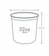 RÉCIPIENTS ROND DELI EN PLA 1000 ML - 500 RÉCIPIENTS