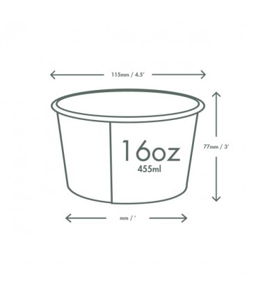 BOL À SOUPE / GLACE 500 ML - 500 BOLS