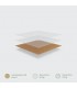 Sachet en kraft jetable doublé en NatureFlex biodégradable