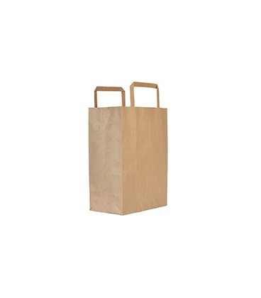 SAC MOYEN EN PAPIER RECYCLE 21.5CM VOLUME 6L COMPOSTABLE