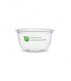 Récipient rond bella en PLA 235ml - 1000 récipients