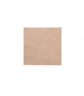 SERVIETTE ECRUE EN FIBRE RECYCLEE COMPOSTABLE