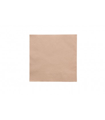 SERVIETTE ECRUE EN FIBRE RECYCLEE COMPOSTABLE