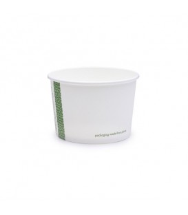 RECIPIENT ROND PLA 225 ML COMPOSTABLE