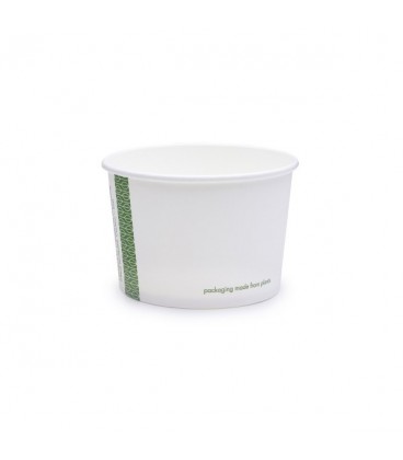 RECIPIENT ROND PLA 225 ML COMPOSTABLE