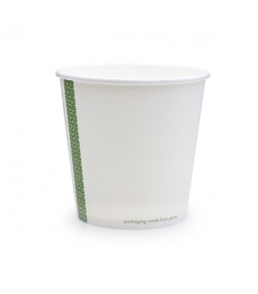 POT soupe et glace ROND PLA 720 ml COMPOSTABLE - vaisselle jetable biodégradable