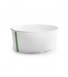 Bol à salade large biodégradable - 18,5 cm - 300 bols