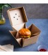 Boîte à burger haut de gamme 12,2x10,2 cm - 100 boîtes