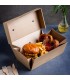 Boîte repas Premium Burger 24,5 x 12 cm - 100 boîtes