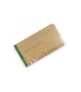 Sachet kraft et PLA résitant aux graisses 15x28 xm - 1000 sachets