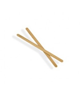 SPATULES BOIS 14CM COMPOSTABLE. POUR LES PROFESSIONNELS DE LA VENTE A EMPORTER. BIODEGRADABLE, RECYCLABLE