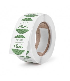 ETIQUETTE AUTOCOLLANTE RONDE 45 MM BIODEGRADABLE personnalisable compostable jetable