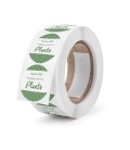Autocollant rond compostable 45mm