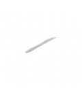 Couteau blanc 16.7cm en mater-bi