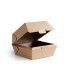 Boîte à burger 100% carton 125mm - 400 boîtes