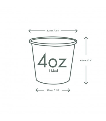 Gobelet 120 ml blanc diam 62 mm - 1000 gobelets