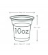 Gobelet standard uni pour boissons froides en PLA 250 ml