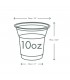 Gobelet standard uni pour boissons froides en PLA 250 ml