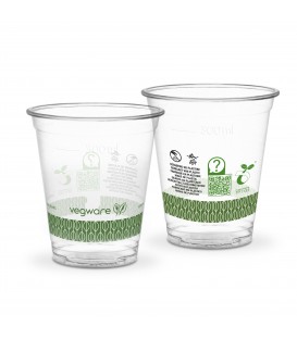 Gobelet transparent 360ml en PLA ⌀ 96mm - 1000 récipients