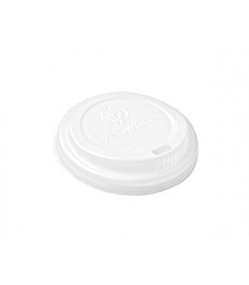 Couvercle cPLA avec trou ⌀ 72mm - 1000 couvercles
