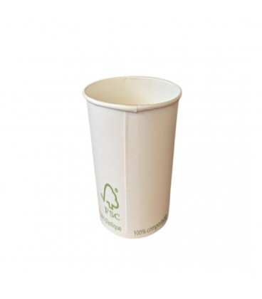 Gobelet en carton blanc 25 cl