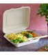 Lunch box en fibre naturelle moulée 9 x 8in - 240 x 205 mm