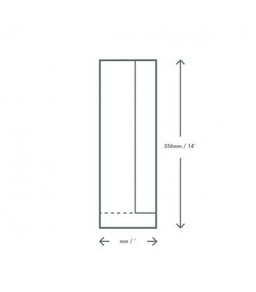 SACHET SANDWICH BAGUETTE EN KRAFT AVEC FENETRE COMPOSTABLE VEGWARE