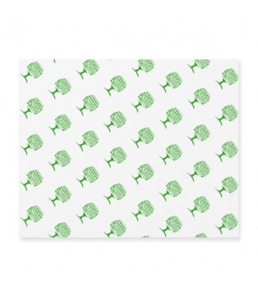 PAPIER SULFURISE 430 x 350 MM - GREEN TREE