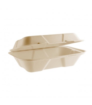 Grande barquette en fibre naturelle moulée 9x6in - 245 x 155 mm