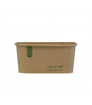Récipient rectangulaire en kraft - 1000 ml - 300 unités