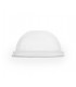 COUVERCLE DOME PLA PLAT SANS TROU POUR GOBELET STANDARD COMPOSTABLE