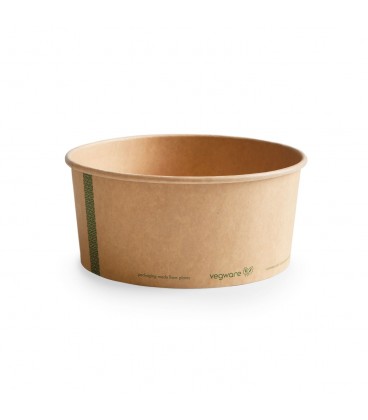 Bol à salade large biodégradable - 18,5 cm - 300 bols