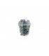 COUVERCLE DOME PLA PLAT SANS TROU POUR GOBELET STANDARD COMPOSTABLE