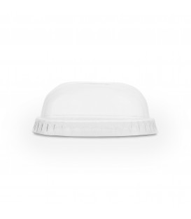 Couvercle dôme avec trou PLA ø 76mm - 1000 unités