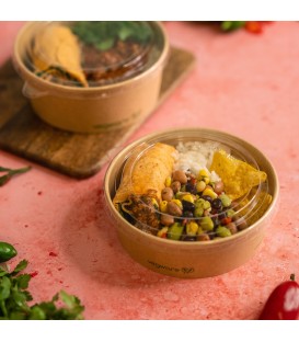 Couvercle rond en PLA ⌀ 150 mm - 300 unités