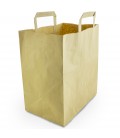 Grand sac en papier recyclé Taille L (largeur 26 cm, volume 11,6L)
