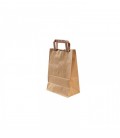 Sac arc kraft brun lisse 22 + 10x28 cm - Milhe et Avons