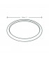 ASSIETTE EN FIBRE MOULEE NATURELLE 9IN - 225 ML