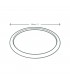 ASSIETTE EN FIBRE MOULEE NATURELLE 9IN - 225 ML