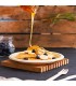 ASSIETTE EN FIBRE MOULEE NATURELLE 9IN - 225 ML